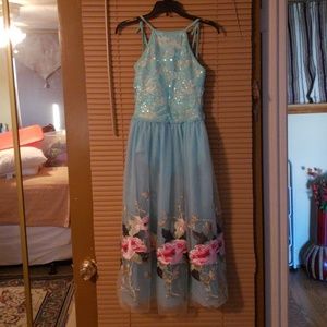 Stunning custom embroidered dance costume